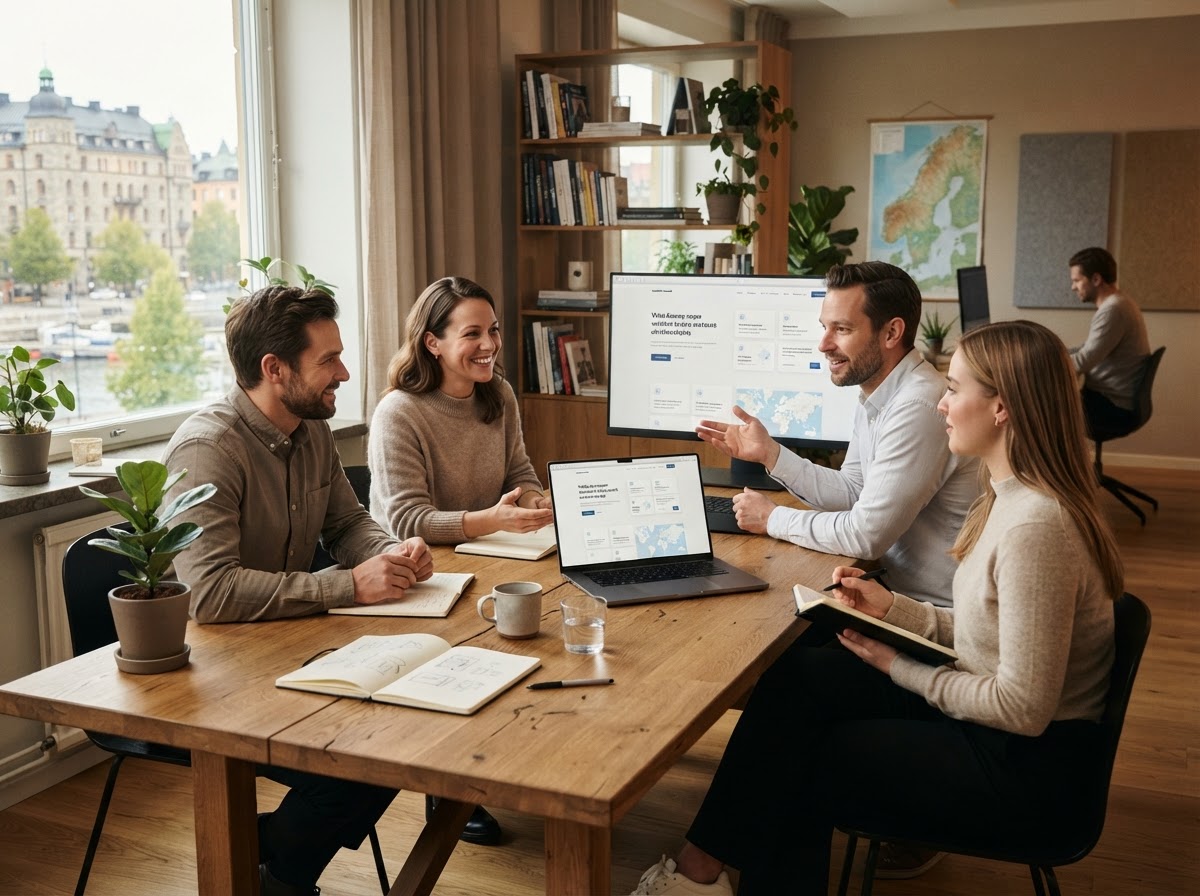 Swedish Nomad teamarbete kring dataanalys och algoritmutveckling